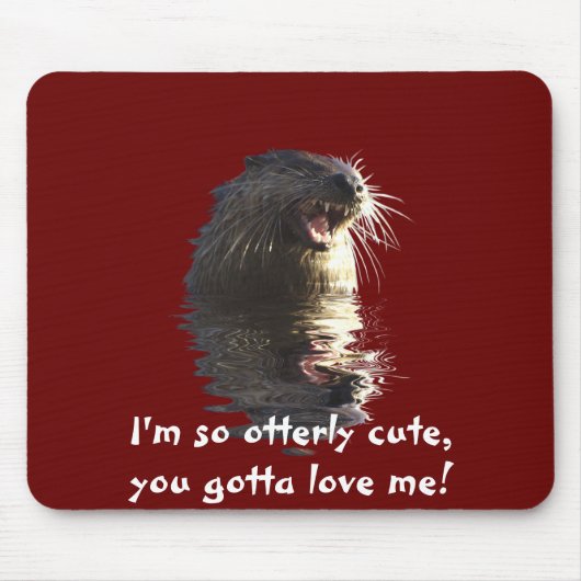 OTTER mousepad Muismat (Voorkant)