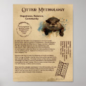 OTTER MYTHOLOGY-POSTER POSTER (Voorkant)