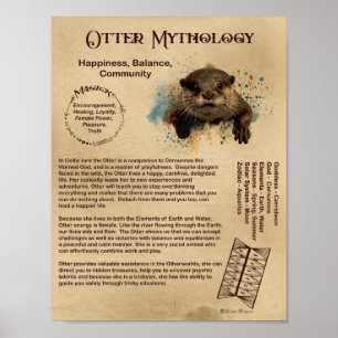 OTTER MYTHOLOGY-POSTER POSTER