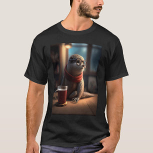 Otter Nerd Otter Drink koffie 1 T-shirt