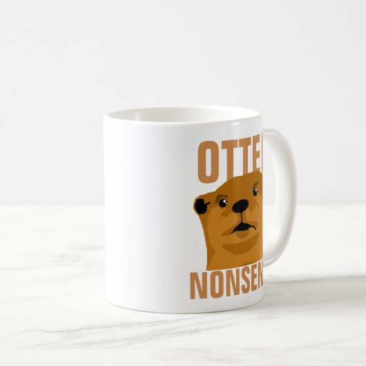 Otter Nonsense Coffee Mok B (Voorkant rechts)
