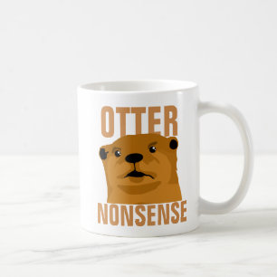 Otter Nonsense Coffee Mok B