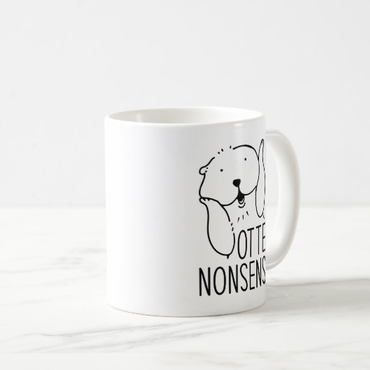 Otter Nonsense Koffiemok (Voorkant rechts)