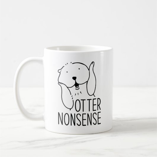 Otter Nonsense Koffiemok (Links)