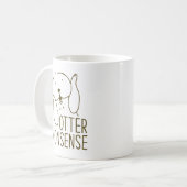Otter Nonsense Koffiemok (Voorkant links)