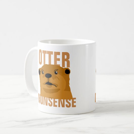 Otter Nonsense Koffiemok (Voorkant links)