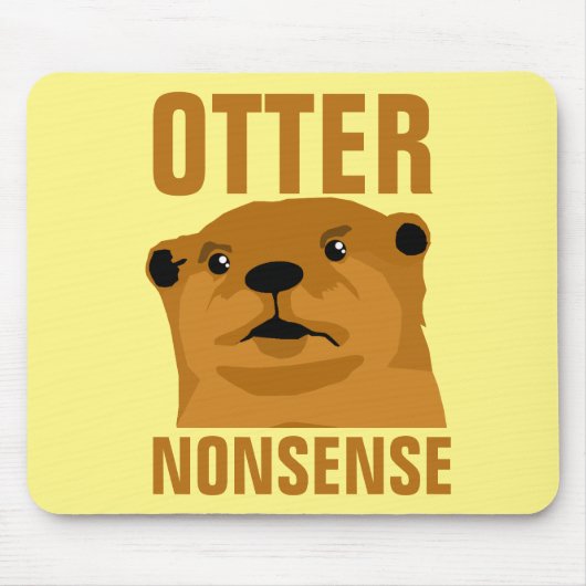 Otter Nonsense Muismat (Voorkant)