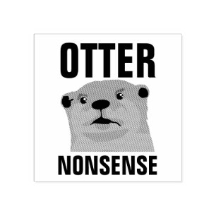 Otter Nonsense Rubberstempel
