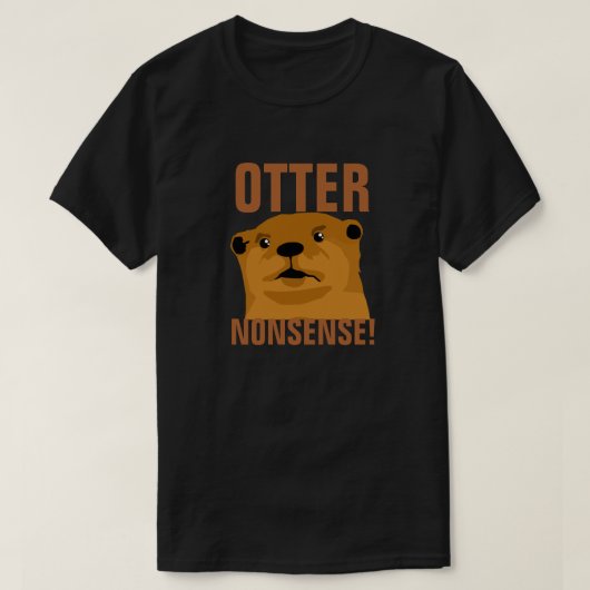 Otter Nonsense T-shirt (Design voorkant)