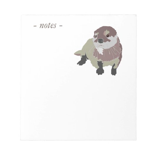 otter notitieblok (Voorkant)