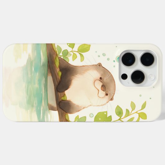 Otter op de Driftwood Dream Case-Mate iPhone Case (Achterkant (horizontaal))