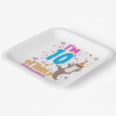 Otter Otterly Geweldige Birthday Girl Papieren Bordje (Gebogen)