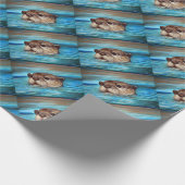 Otter Painting Cadeaupapier (Hoek)