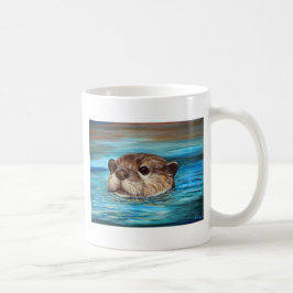 Otter Painting Koffiemok