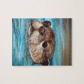 Otter Painting Legpuzzel (Horizontaal)