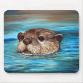 Otter Painting Muismat (Voorkant)