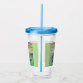 Otter Painting van de afspeelrivier Acryl Drinkbeker (Rechts)