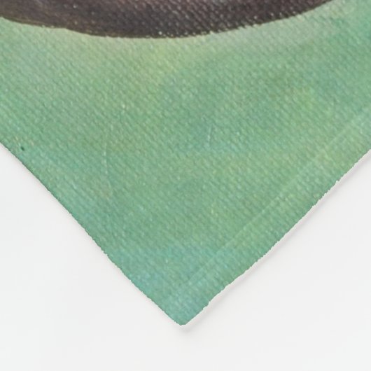 Otter Painting van de afspeelrivier Fleece Deken (Hoek)