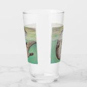 Otter Painting van de afspeelrivier Glas (Links)