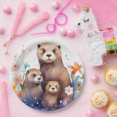 otter papieren bordje (Feest)