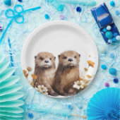 otter papieren bordje (Feest)