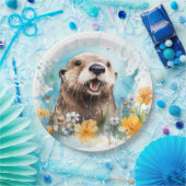 Otter Papieren Bordje (Feest)