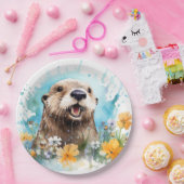 Otter Papieren Bordje (Feest)