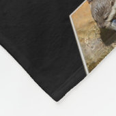 Otter Pattern , medium Fleece Deken (Hoek)