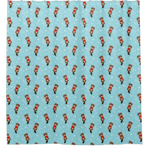 Otter Pattern Shower Curtain Douchegordijn