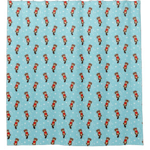 Otter Pattern Shower Curtain Douchegordijn