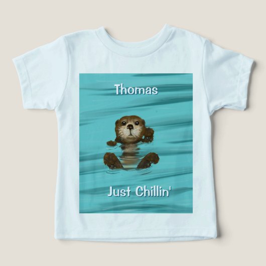 Otter peuter shirt (Design voorkant)