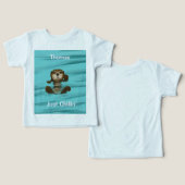Otter peuter shirt (Ontwerp Voorkant & Achterkant)