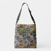 Otter Photo Collage, Full Print Crossbody Bag Tas (Achterkant)