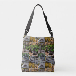 Otter Photo Collage, Full Print Crossbody Bag Tas