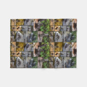 Otter Photo Collage Small Fleece Blanket Deken (Voorkant (Horizontaal))