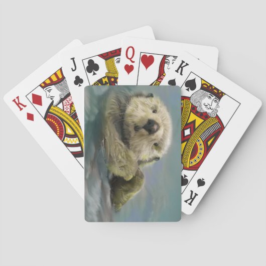 Otter PLaying Kaarten (Achterkant)