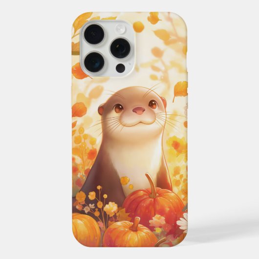 Otter Pompoenenveld iPhone Hoesje (Achterkant)