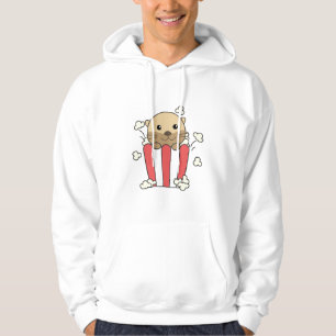Otter Popcorn Time Funny Animals in Fast Food Hoodie