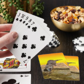 **"Otter Popout: een speelse blik in het rivierlev Pokerkaarten (Insitu)