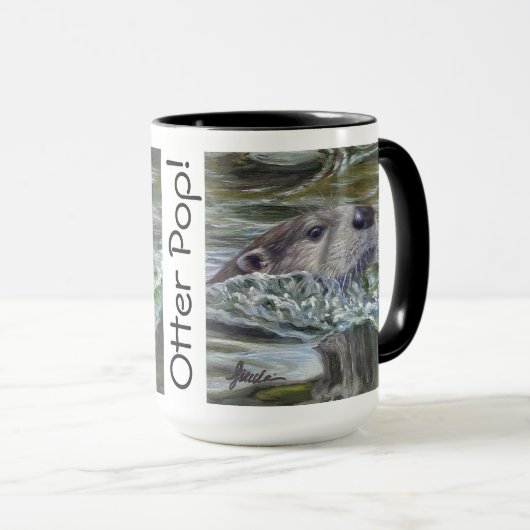 Otter Poppen!  mok van 15 oz (Voorkant rechts)
