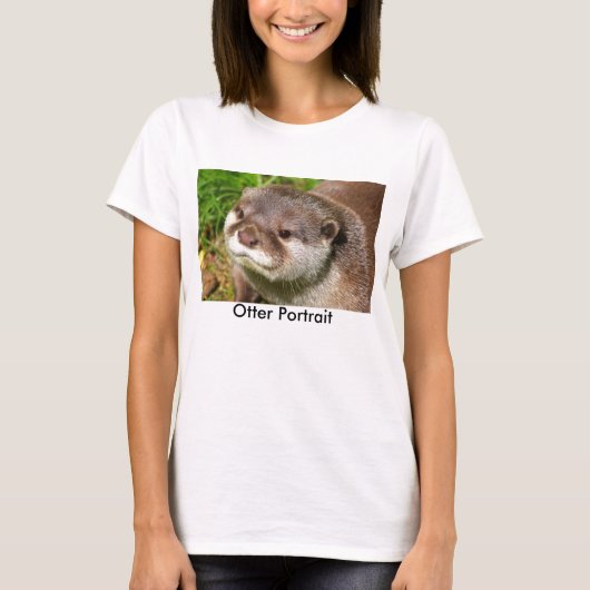 Otter Portrait T-shirt (Voorkant)