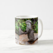 Otter praat, koffiemok (Voorkant rechts)