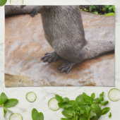 Otter praat met mij, theedoek (Gevouwen)