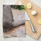 Otter praat met mij, theedoek (Quarter Fold)