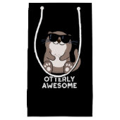 Otter Pun Dark BG - Geweldige Klein Cadeauzakje (Voorkant)