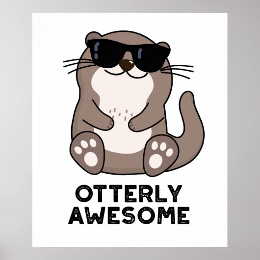 Otter Pun Geweldige Poster (Voorkant)