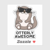 Otter Pun Geweldige Sticker (Vel)