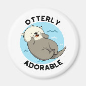 Otter Pun... Schattig Magneet (Voorkant)