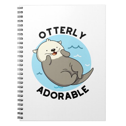 Otter Pun... Schattig Notitieboek (Voorkant)