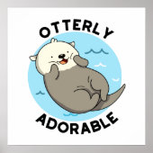 Otter Pun... Schattig Poster (Voorkant)